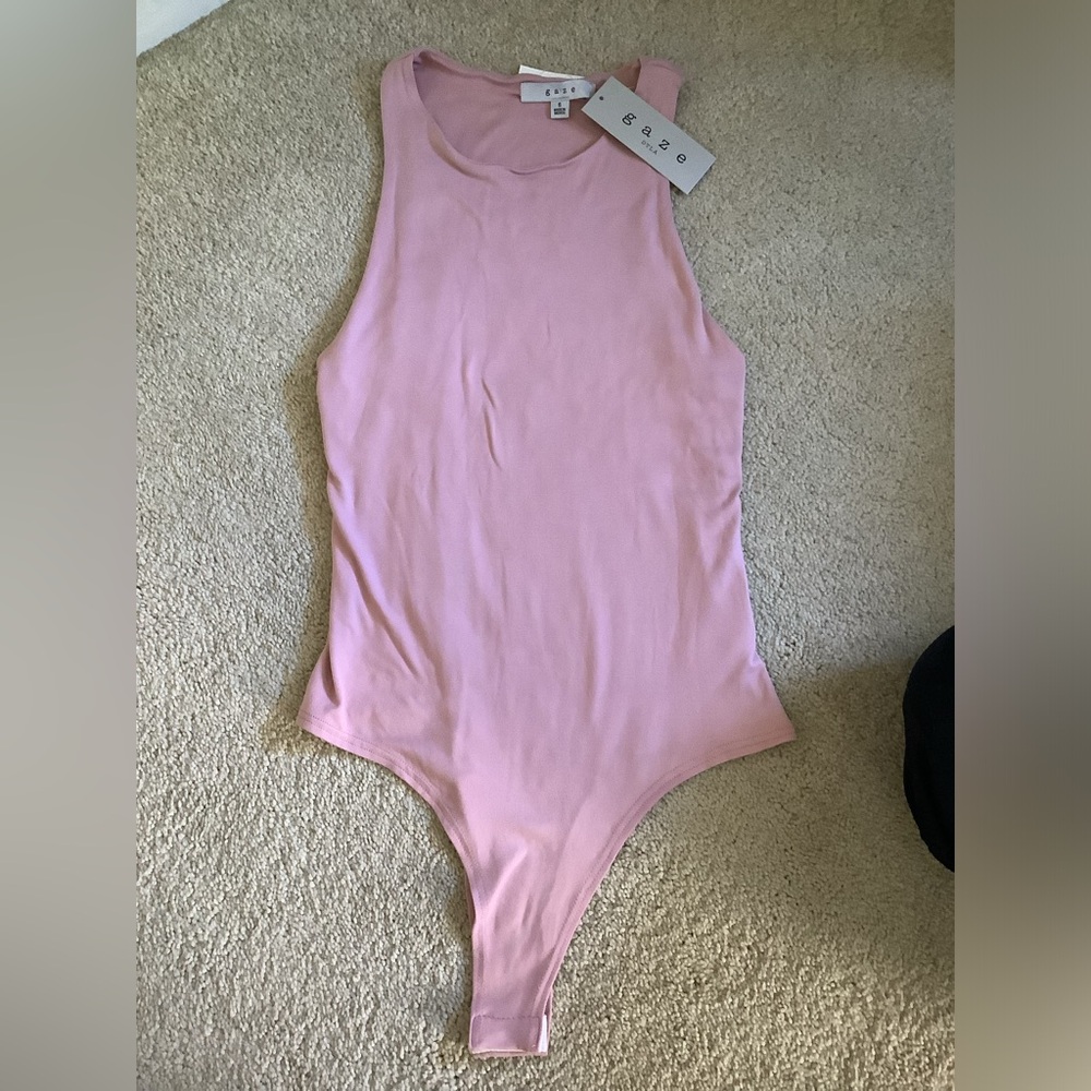 Gaze Pink Bodysuit w/ 2 snap closure